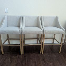 3 Bar Height Stools 