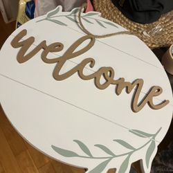 Welcome Sign 