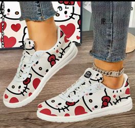 NEW Hello Kitty Sneakers Tennis Shoes Women’s 6.5