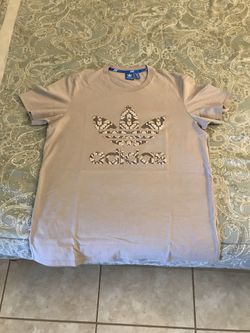 Adidas Tan Tee 3D trefoil size large