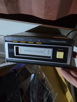 Vintage Realistic stereo 8-track player