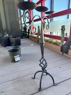 Unique three candle Candelabra