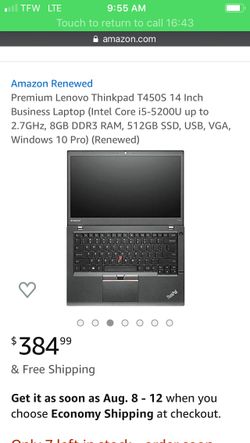 Lenovo laptop like new