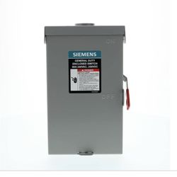 ns General Duty 60 Amp 3‑Pole 4‑Wire 240‑Volt Fusible Outdoor Safety Switch