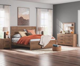 Wood Bedroom Furniture Set