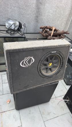 Kicker subwoofer with enclosure