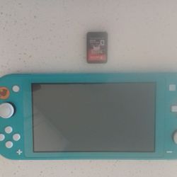 Nintendo Switch Lite w/Pokemon Shining Pearl.