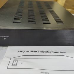 Unity 200-watt Bridgeable Power Amp
