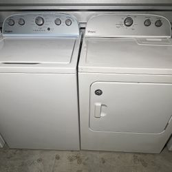 Whirpool Top Load Washer And Dryer 