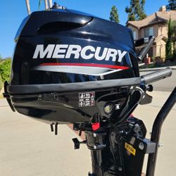 2022 Mercury 3.5 HP 15" Shaft Outboard Motor 4 Stroke Like New Condition Under Warranty