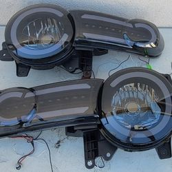 07-14 Toyota FJ Cruiser LED DRL Headlights Luces Micas Calaveras Faros Faroles Focos Headlamps 