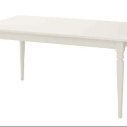 White Extendable Dining Table