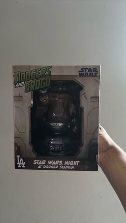 LA Dodgers Grogu Star Wars Night Bobblehead