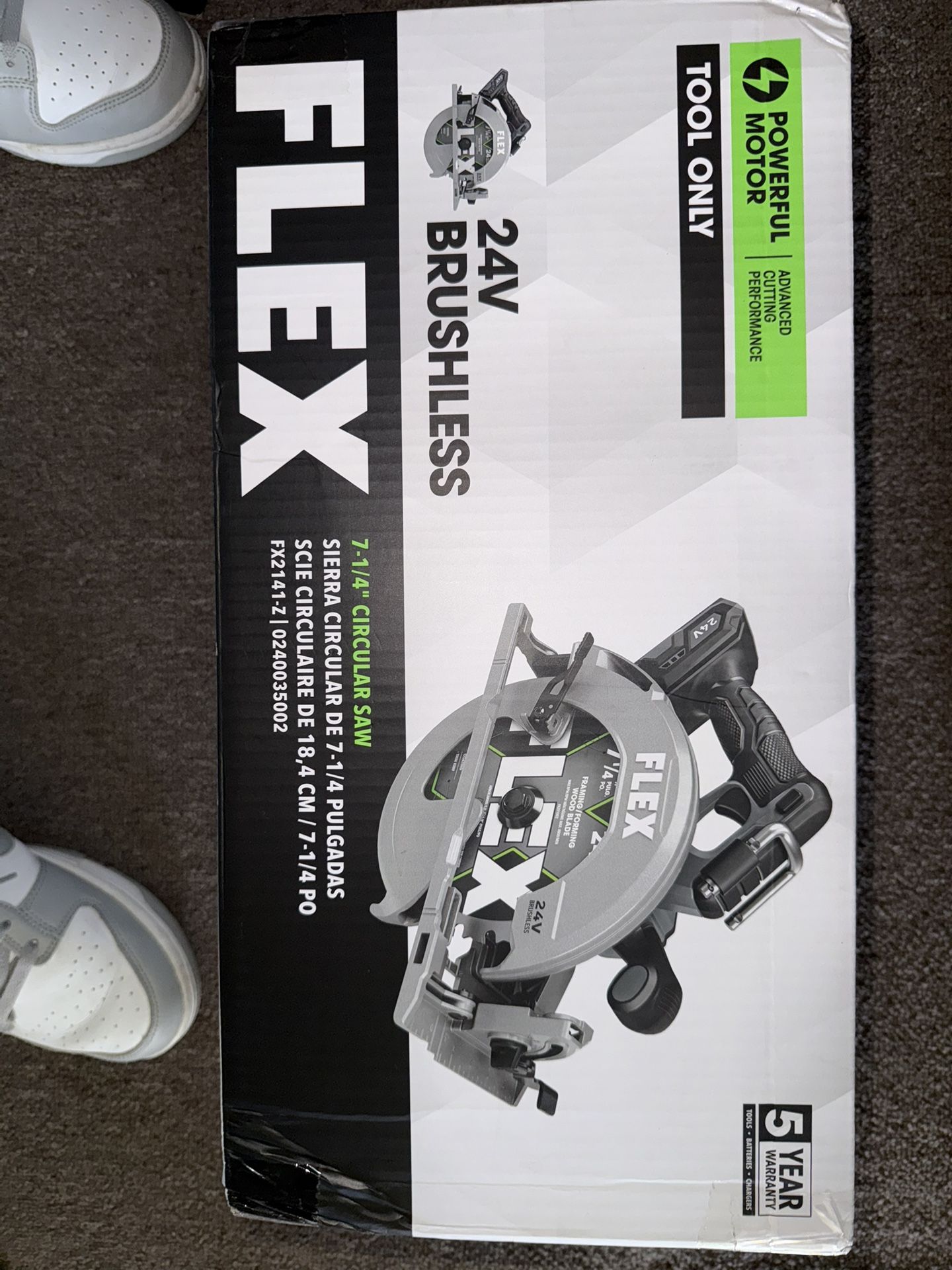 FLEX 24-volt 7-1/4-in Brushless Cordless Circular saw