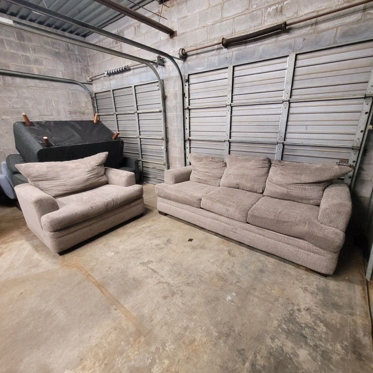 Brown Sectional Couch Sofa Set