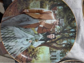Assortment of gone with the wind plates