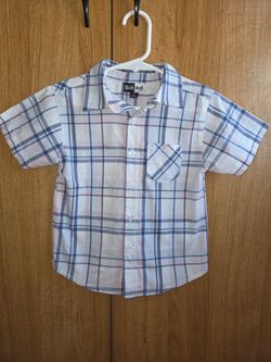Mick Mack Toddler 2T Plaid Button-Up Shirt