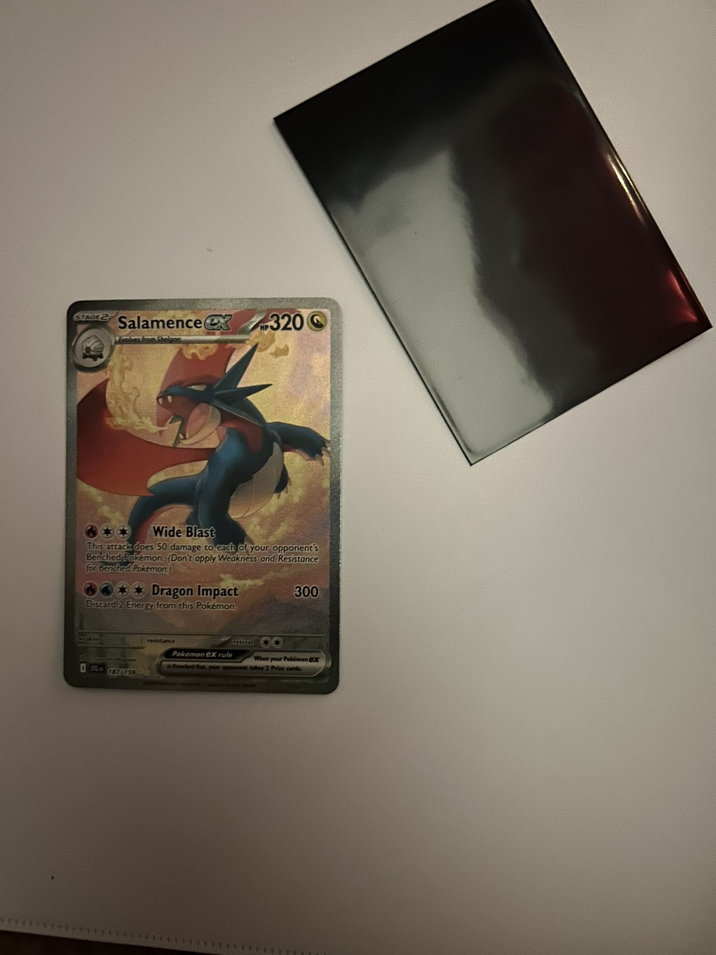 Salamence ex - 187/159 - SV09: Journey Together (JTG)