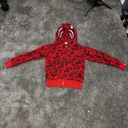 Red BAPE Hoodie