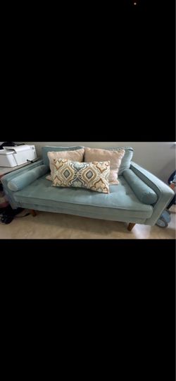 Velvet Loveseat Sofa