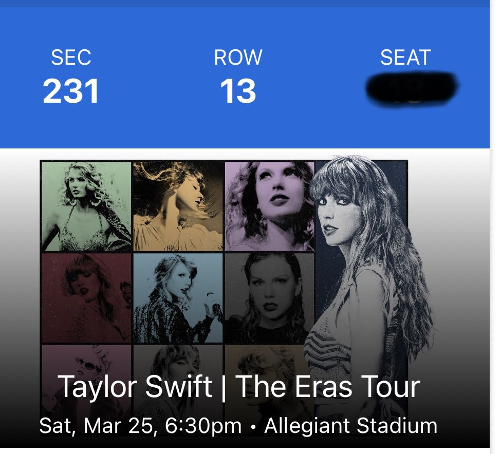 Taylor Swift Tickets Las Vegas 3/25