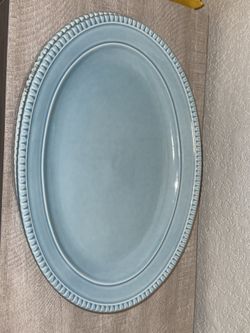 Set Of 2 Blue Portuguese Serving Platters  $18