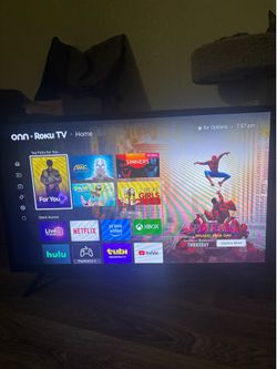 32” onn Roku Tv with remote
