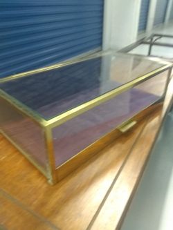 Antique Glass Case