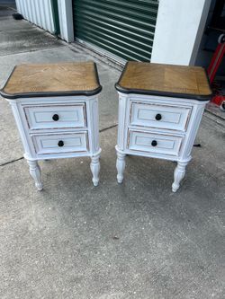 2 nightstands / rustic / farmhouse/ nightstands