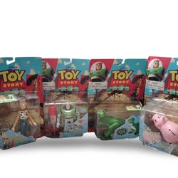 Vintage 1995 Toy Story Action Figures