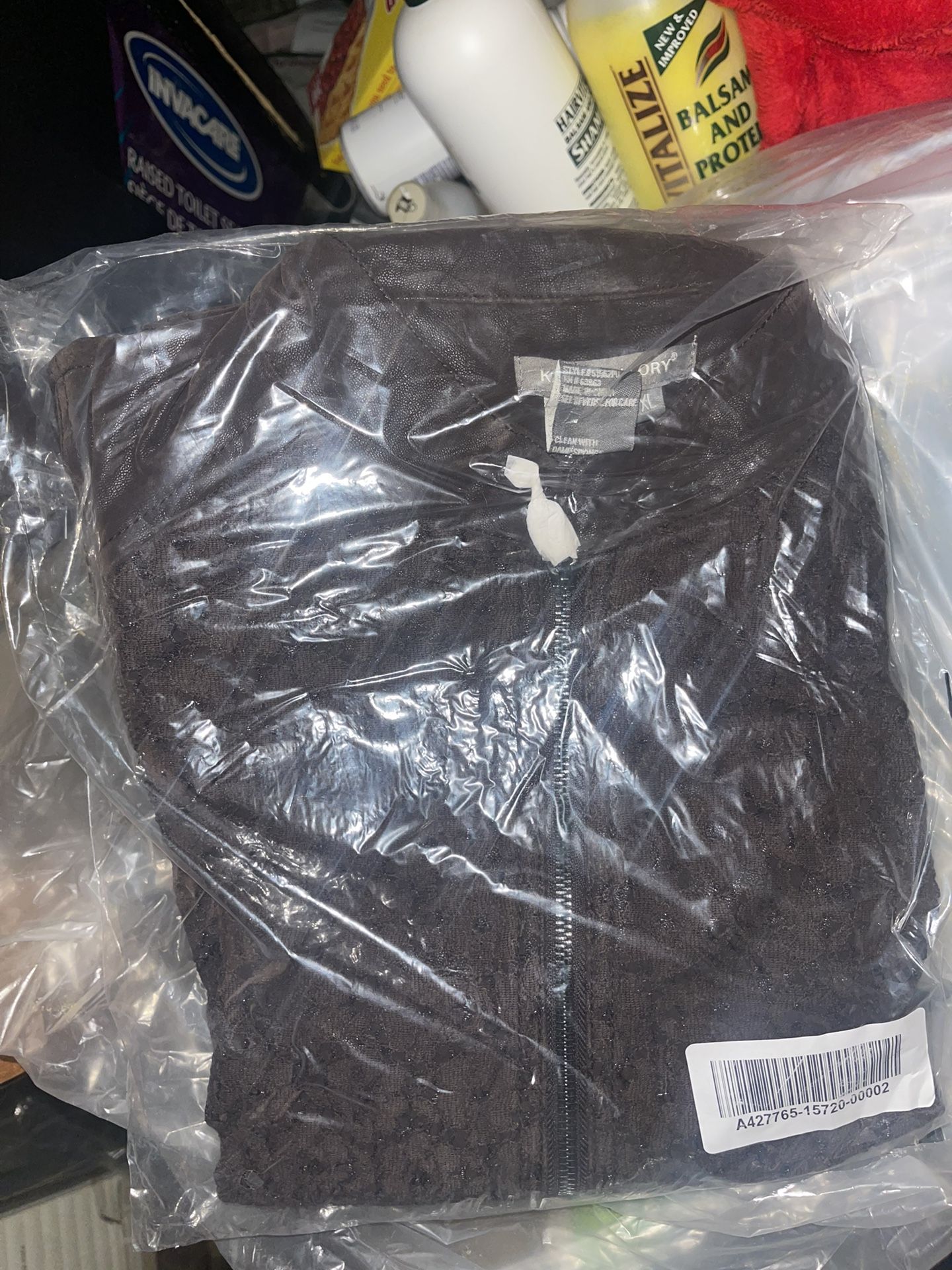 Women’s Brown Zip Up