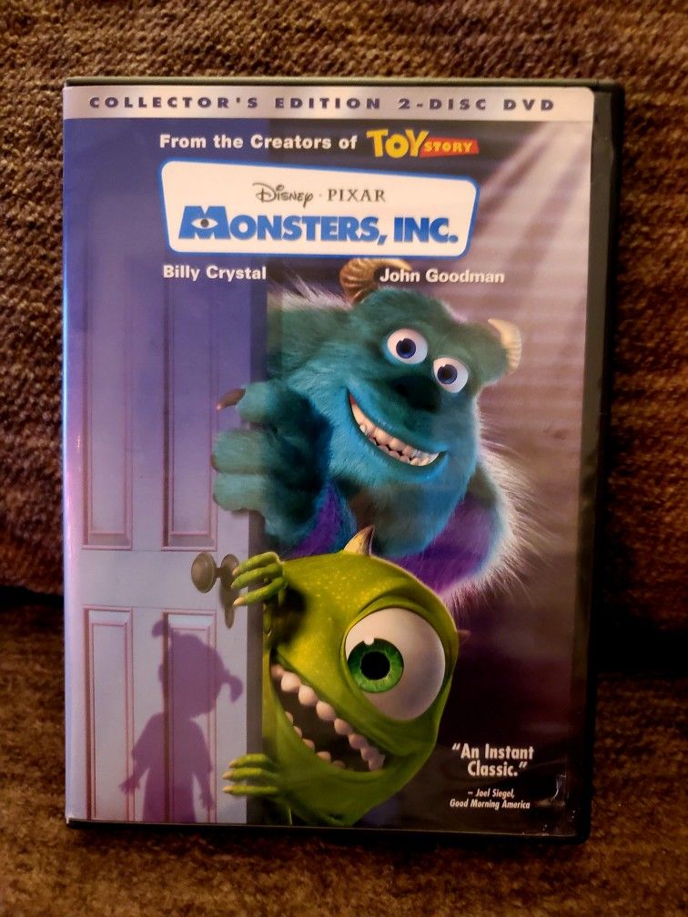 Monsters Inc DVD Collectors Edition 2 Disc 