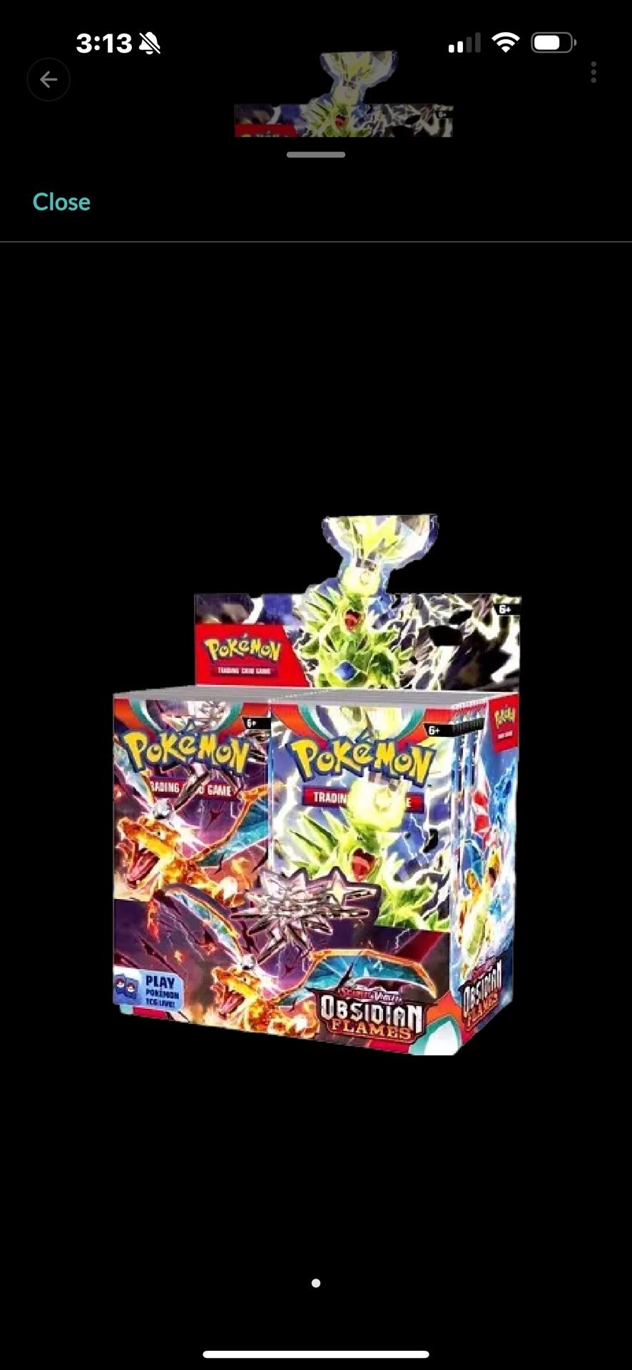 Pokemon Obsidian Flames Booster Box