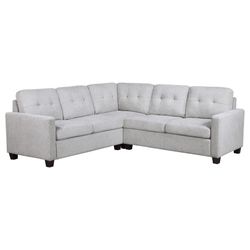 SECTIONAL SOFA BEIGE OR DARK GREY 
