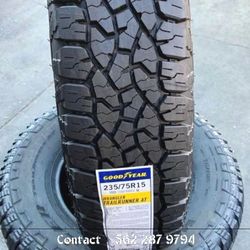 235/75r15 Goodyear Wrangler trailrunner AT set of new tires set de llantas nuevas