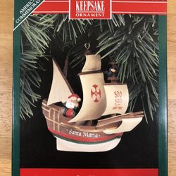 Hallmark Ornament 1992 Santa Maria