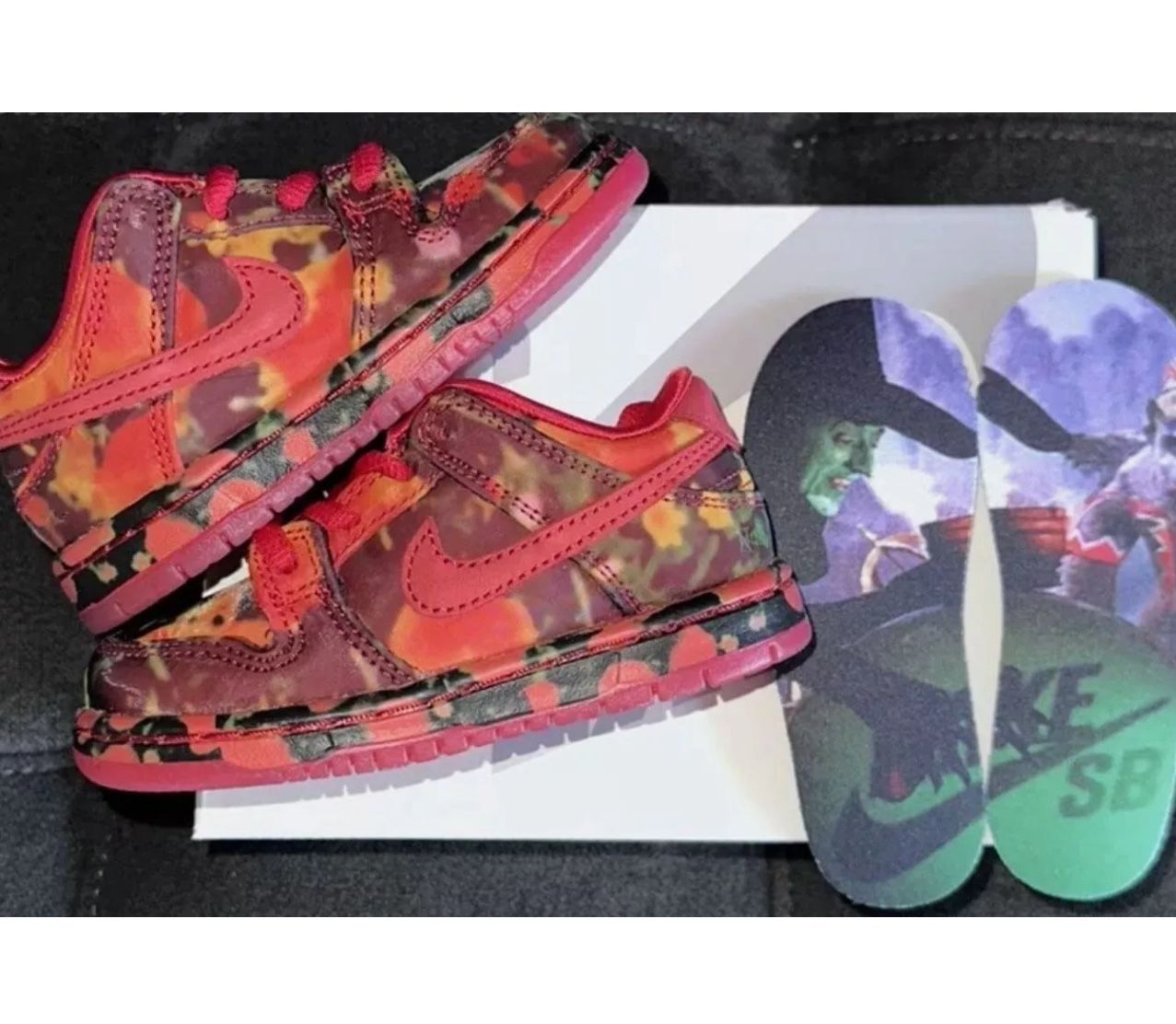 Nike Dunk Sb Wizard Of Oz Toddler Size 10c