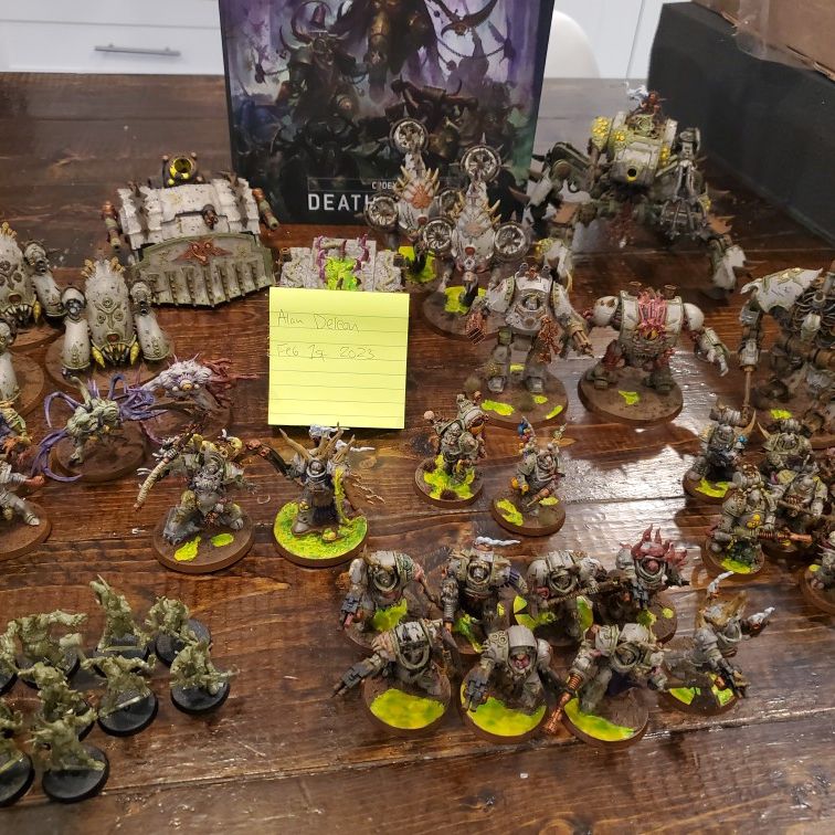 Warhammer 40k Death Guard Army With Codex for Sale in San 