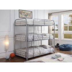 ❗PRICE REDUCED SPECIAL❗ Silver Twin Bunk Bed  ✳️SALE $769✳️ 👍FREE FINANCING AVAILABLE 👉 0️⃣ DOWN PAYMENT ❗NO CREDIT CHECK❗ 