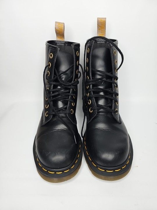Dr Martens Ankle Boots Women's Leather Black Men's Size 5 M