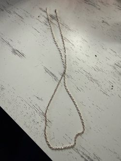 Rope chain necklace