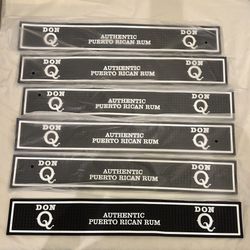 6 Don Q Bar Mats