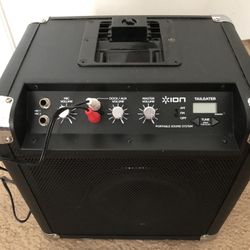Ion Tailgater Portable Sound System DJ/ Professional Speaker No Bluetooth