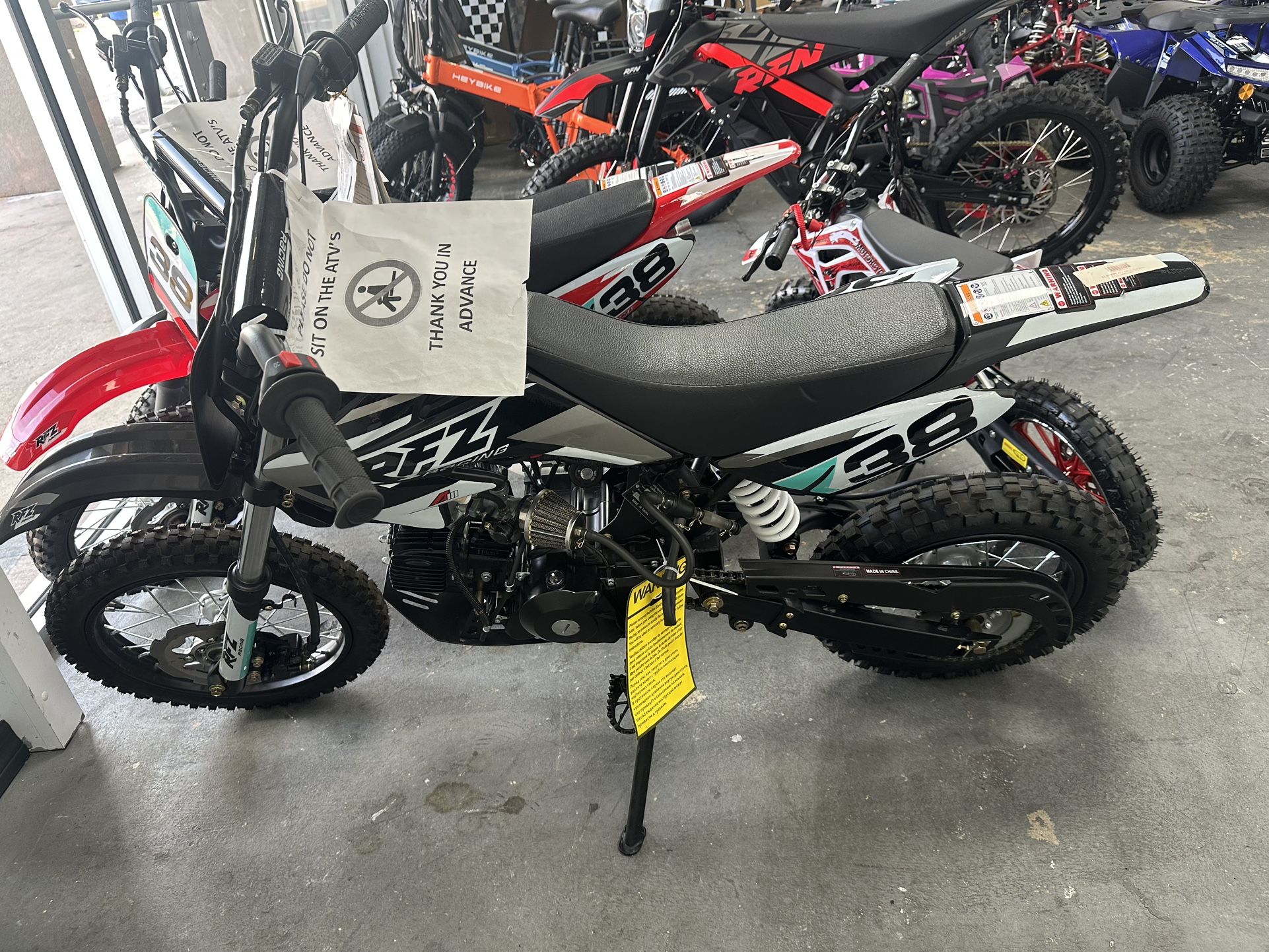 110CC Dirt Bike Automatic! Finance For $150 Down Payment!!