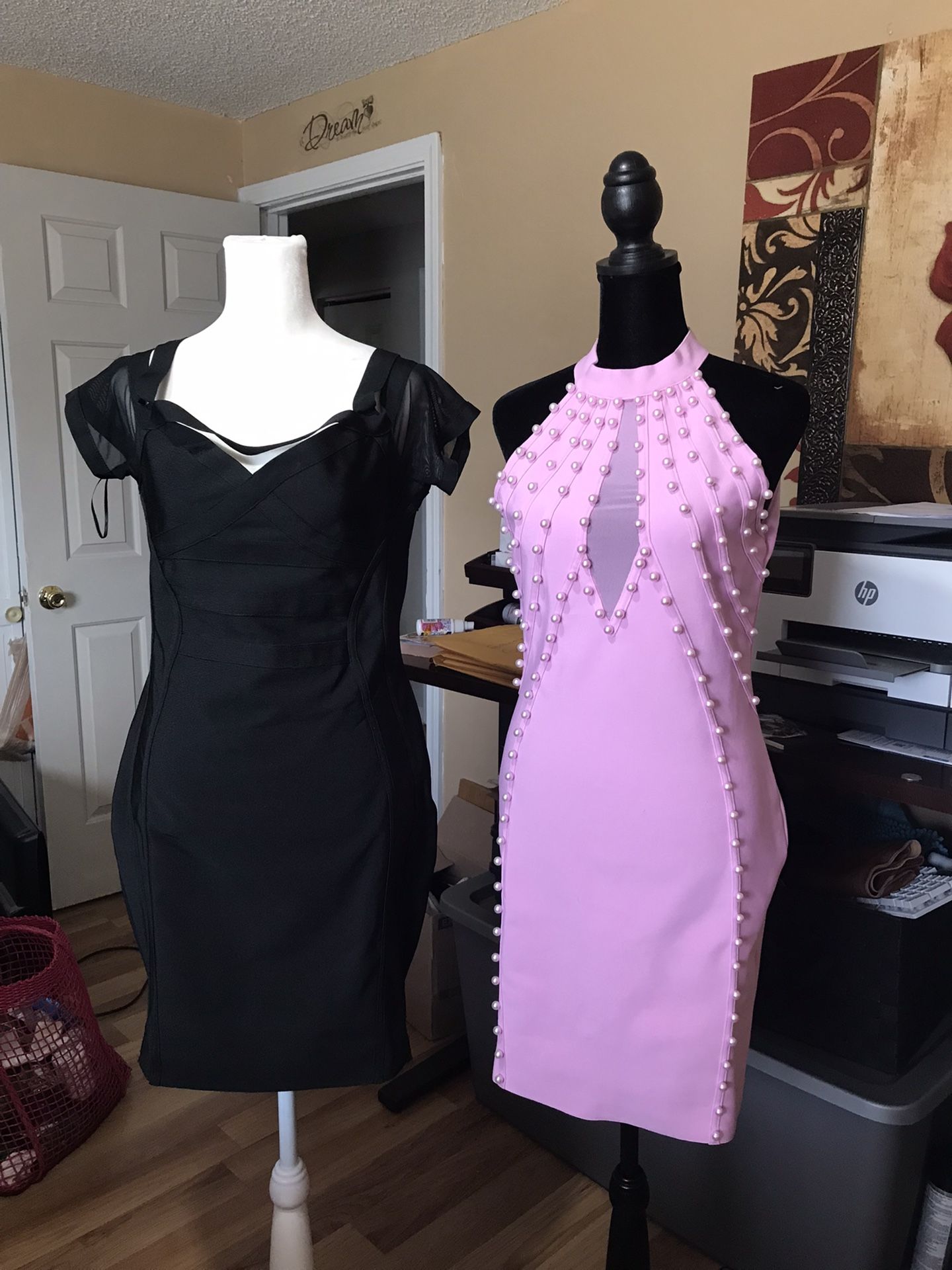 2 Body Bandage Dresses In all Sizes from small to XL