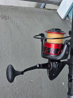2 Fishing Rods & Penn Fierce III 6000 Reel – $95
