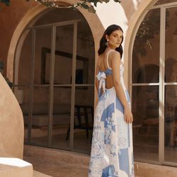 Blue And White Dress 