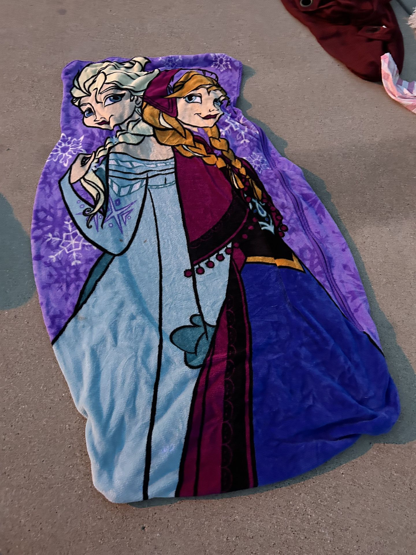 Frozen Elsa And Sister Twin Bed Cover