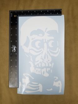 Akmed The Terrorist Vinyl Decal - White