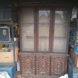 China Cabinet Missing Shelves  